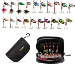 Ultimate 20-Pc Spinnerbait Kit with Visibility-Enhancing UV Reactive Features - Thumbnail 5