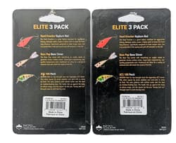 (Set of 2) Booyah Elite 3 Pack Hardbait Fishing Lure Kits 6 Lures In Set New  - Thumbnail 8