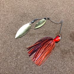 Evergreen D-Zone Spinnerbait Set 1/2oz 3/8oz White Chart Pre-spawn Dynamo Gold - Thumbnail 8