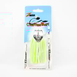 Zman Chatterbait 3/8 oz Sinking Lure Chart White (0096) - Thumbnail 1