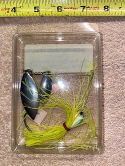 TUFF FIND VINTAGE FISH GETTER SPINNERBAIT Discontinued UNKNOWN FUN3/8 OZ”5/0”BIG - Thumbnail 2