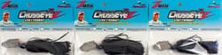 (LOT OF 3) Z-MAN CROSSEYEZ CHATTERBAIT 1/2OZ CBCE12-02 BLACK BLUE BN1311 - Thumbnail 1