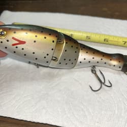 Triple Trout 8" Glide Bait, Vintage Swimbait -2005 -2007 Wow 22nd Century Baits - Thumbnail 9