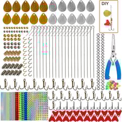 Fishing Spinner Bait Making Kit, 261pcs DIY Fishing Lure Making Kit Buzzbait ... - Thumbnail 1