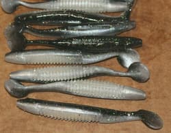 4.25" Cane Thumper Eufaula Special CTHMP4-16-25 Swimbait Trailer for A Rig 25Pk  - Thumbnail 2