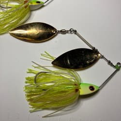Evergreen Delta Force Spinnerbait 2pcs Hard Lure Small/Large Fishing Bait - Thumbnail 6