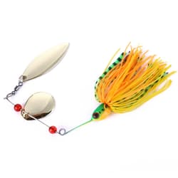 5PCS Chatterbait Blade Spinner Bait with Rubber Skirt Buzzbait Fishing Lures - Thumbnail 3