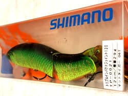 NIB JDM Shimano Triple Impact 120 Fire Tiger Swimbait Wakebait Bass Fishing Lure - Thumbnail 2