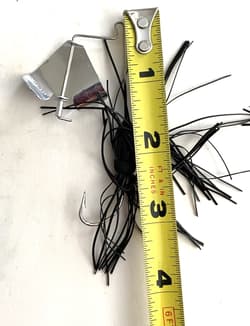 BUZZBAIT LURES Lot-4 Mixed Colors Bass Fishing w Hand-Made Cases Black Yellow - Thumbnail 9