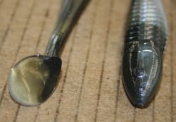 5" Swim Minnow Reel Shad Paddle Tail Swimbait Trailer for A Rig 50 pack Bulk Bag - Thumbnail 5
