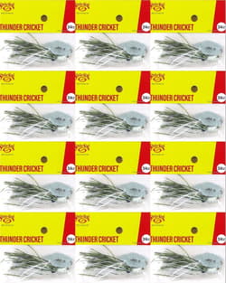 (12) Strike King 3/4 Oz Thunder Cricket Bladed Vibrating Jigs Olive Shad New - Thumbnail 1