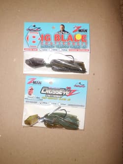 2- Z-MAN Big Blade-1/2 oz & CrossEyeZ- 3/8 oz Chatterbait Jigs - Thumbnail 1