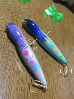 Hatley's Topwater Lures Set of 2 Madagascar Lizards, Unused, Rare - Thumbnail 5