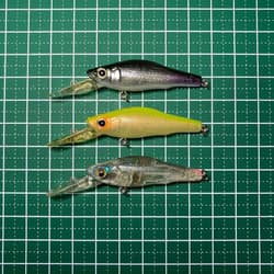 Megabass Live X Smolt Old Rare 3pcs Lure Used Fishing Accessories - Thumbnail 3