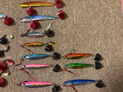 JACKALL Makimaki Vibrant 40g/60g Metal Jig Set Used Good Condition - Thumbnail 3