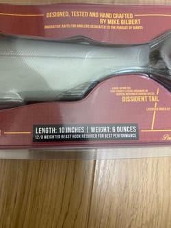 Working Class Zero Tyrant 10 Inch Swimbait Topwater Fishing Lure DRT Collab - Thumbnail 3