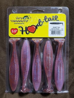 Gary YAMAMOTOHEART TAIL Gary Yamamoto Heart Tail J128-05-215N/322 CINN RED - Thumbnail 1
