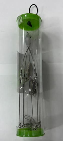 GOOGAN SQUAD * NO BLADE UMBRELLA RIG *SHAD WAGON* "5 ARM 4 BLADE" - Thumbnail 2