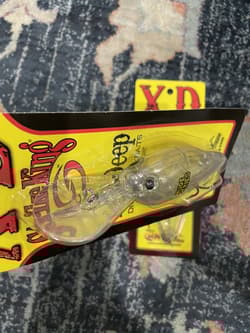 2X Strike King Crankbait HC8XD-U Nude Clear Unpainted Extra Deep Diving Lure - Thumbnail 5