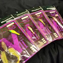 Megabass V-3 Spinnerbait, Brand New, Unused, Set of 4 Japan Import Lure NEW A - Thumbnail 1