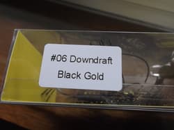 HM Custom Lures Teckel Quazkiller Twin Buzzbait 1/2oz. 06 Black Gold Downdraft - Thumbnail 3