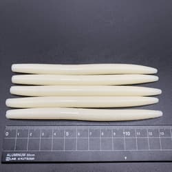 816409 Gary Yamamoto 5 Inch Yama Senko Pieces White Condition B C - Thumbnail 2