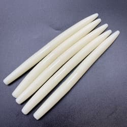 816409 Gary Yamamoto 5 Inch Yama Senko Pieces White Condition B C - Thumbnail 1