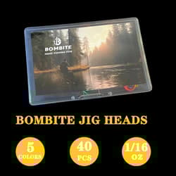 Crappie Jig Heads 40-Pack 1/16oz Swimbait Hooks for Bass Fishing - Thumbnail 5