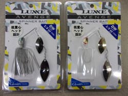 Gamakatsu LUXE Avenge Spinnerbait 1/2oz DW Set of 2 Stealth Gill Pearl White - Thumbnail 1