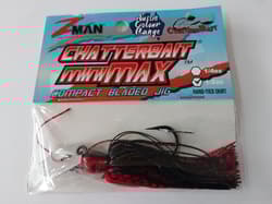 ZMan Chatterbait Mini Max 1/2oz Red Nightmare Fishing Lure - Thumbnail 1