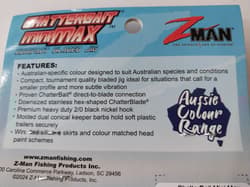 ZMan Chatterbait Mini Max 1/2oz Red Nightmare Fishing Lure - Thumbnail 4