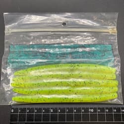 818336 Gary Yamamoto 5 Inch Yamasenko Pieces 156 Chart Pepper Condition A C - Thumbnail 2