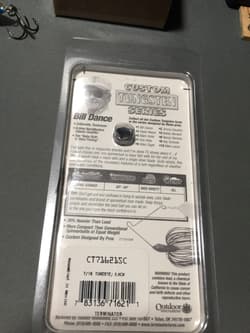 DISCONTINUED 7/16OZ. TERMINATOR CUSTOM TUNGSTEN TITANIUM SPINNERBAIT NIP - Thumbnail 2