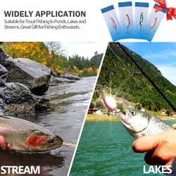 30Pcs Fishing Lures Baits Tackle, Fishing Spoon Lure Spinnerbait Bass Walleye... - Thumbnail 7