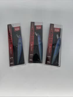Strike King KVD Elite 200 Series Jerkbait 4.5 Inch Pro Blue Glimmer Lot Of Three - Thumbnail 1