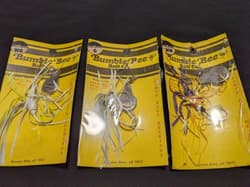 Bumble Bee spinnerbait 1/4oz set of 3 Near Mint1 Bumble Bee Bait Co. American - Thumbnail 1