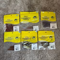 Gary Yamamoto soft lure set, Cut Tail, Yamasenko - Thumbnail 1