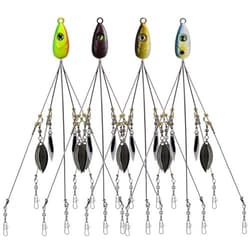 4Pack Premium18g 5 Arm Alabama Rig Head Umbrella Fishing Group Lures Bass  - Thumbnail 3