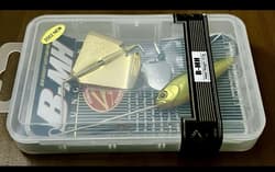 1 Lucky Craft B-MH Skirtless Buzzbait Fishing Lure GOLD BLACK - NEW - DISCONTIN - Thumbnail 2