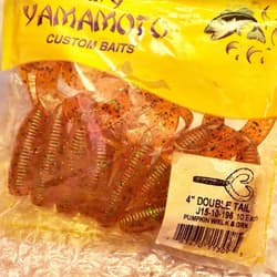 Gary YAMAMOTO 4 inch 6 inch Double Tail Grub 30pcs Worm Set, Opened, ⑩273 - Thumbnail 4