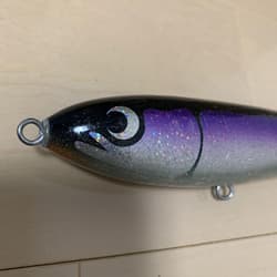 Carpenter Maihime 120 Fishing Lure Purple/Black Used Swimbait - Thumbnail 4