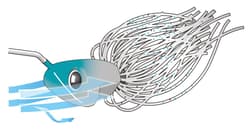 deps new MAD WAVER #03 Blue Smoke Color 5/8 oz Buzzbait Buzz Bait NEW Japan - Thumbnail 9