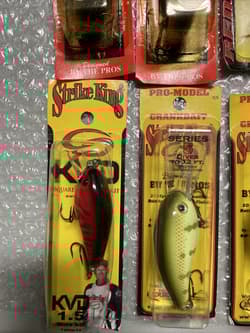 9 New Strike King Crankbaits Pro Model Series Lures Lot Series 3 5 Red Eye Shad - Thumbnail 2