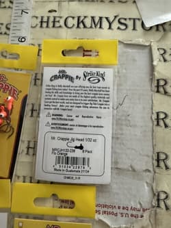 8X Strike King Mr. Crappie Jig Heads 8pk Crappie & Panfish Round Lead Head Jigs - Thumbnail 9