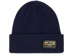 Aftco Chevron Waffle Beanie Navy