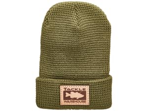 Tackle Warehouse Leather Patch Waffle Beanie