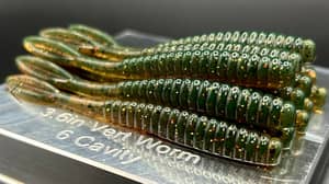  SDG 3.6" Hand-Poured Drop Shot Vert Worms 