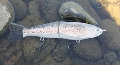 8" Kamikaze Trout Glide Bait