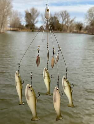 MandM Lures Slick Fish Umbrella Rig - TackleDirect