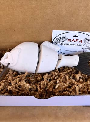 Rafa Custom Baits 7” Unpainted Wake Bait